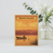 Welkom bij mijn Happy Place Briefkaart (Staand voorkant)