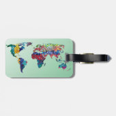 Welkom bij Mijn Label van de Bagagezoeker in de we Bagagelabel (Achterkant horizontaal)