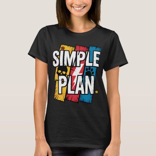 Welkom bij mijn leven Simples Plan T-shirt (Voorkant)