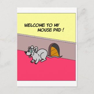 Welkom bij mijn Muismat Briefkaart