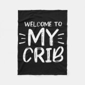 Welkom bij mijn Wieg Hip Hop Fleece Blanket Deken (Voorkant)