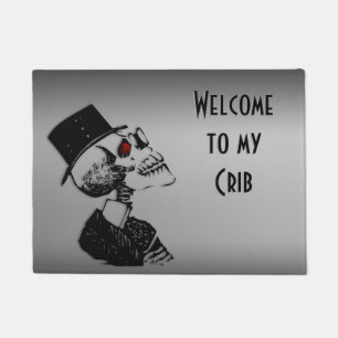 Welkom bij Mijn Wieg Skeleton Welkom Mat