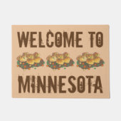 Welkom bij Minnesota Hot Dish Tater Tot Casserole Deurmat (Voorkant)