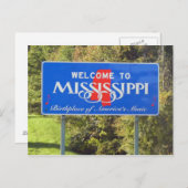 Welkom bij Mississippi Briefkaart (Voorkant / Achterkant)