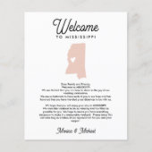 Welkom bij MISSISSIPPI Letter Itinerary ELKE KLEUR (Voorkant)