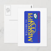 Welkom bij Mississippi - Verenigde Staten van Amer Briefkaart (Voorkant / Achterkant)
