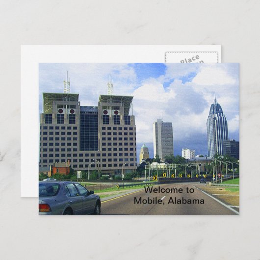 Welkom bij Mobile, Alabama Briefkaart (Voorkant / Achterkant)