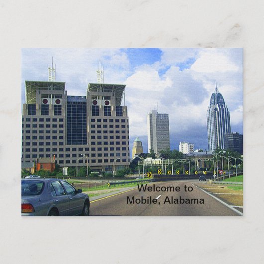 Welkom bij Mobile, Alabama Briefkaart (Voorkant)