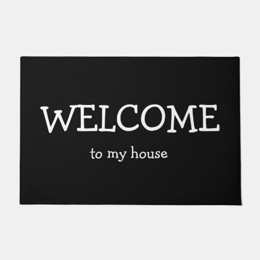 Welkom bij My House Deurmat (Voorkant)