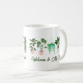 Welkom bij My Oerwoud Funny Plant Lover Design Koffiemok (Voorkant rechts)