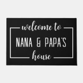 Welkom bij NANA & PAPA'S House Deurmat (Voorkant)