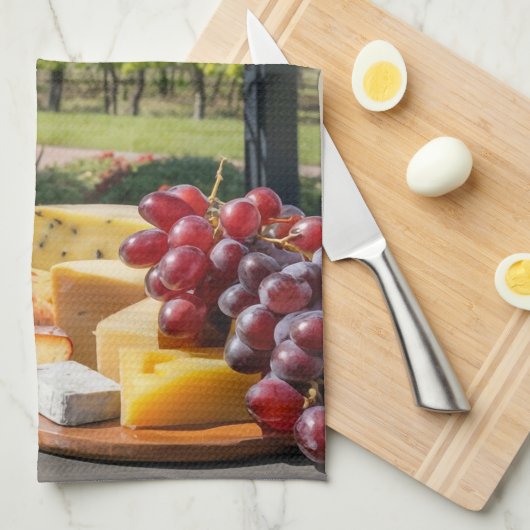 Welkom bij Napa Valley Wine & Cheese Theedoek (Quarter Fold)