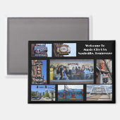 Welkom bij Nashville Tennessee Magneet (Voorkant / Achterkant)