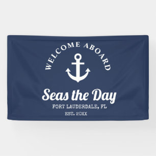 Welkom bij Nautical Boat Name Spandoek