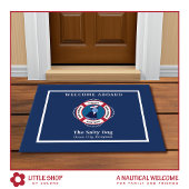 Welkom bij Nautical Sailor Dog Deurmat