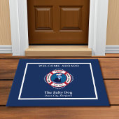 Welkom bij Nautical Sailor Dog Deurmat