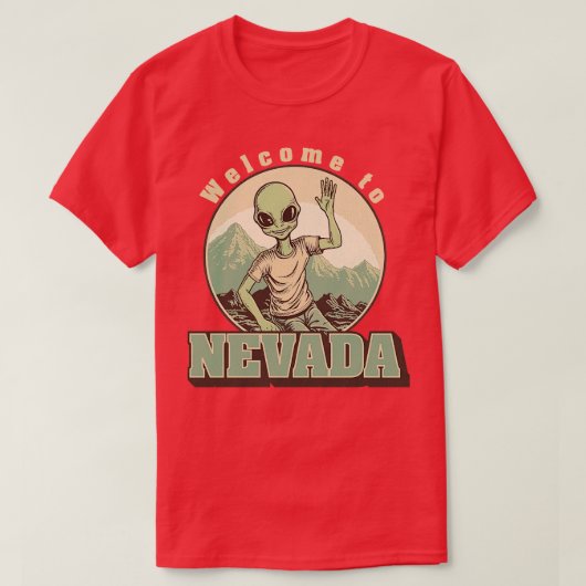Welkom bij Nevada 1 T-shirt (Design voorkant)
