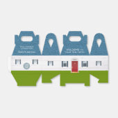 Welkom bij New Home Real Estate Logo Client Cadeau Bedankdoosjes (Uitgevouwen)