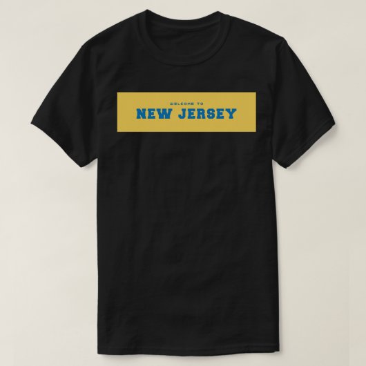 Welkom bij New Jersey 1 T-shirt (Design voorkant)