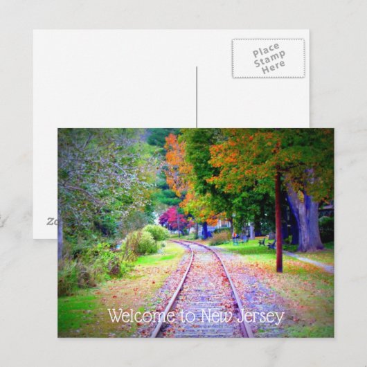 Welkom bij New Jersey Briefkaart (Voorkant / Achterkant)