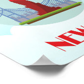  Welkom bij New York Travel Poster (Hoek)