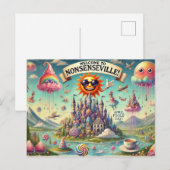 Welkom bij Nonsenseville!" Briefkaart (Voorkant / Achterkant)