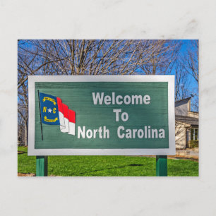 Welkom bij North Carolina Sign Briefkaart