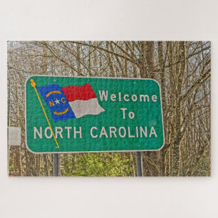 Welkom bij North Carolina Sign Legpuzzel