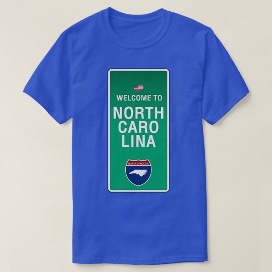 Welkom bij North Carolina T-shirt (Design voorkant)
