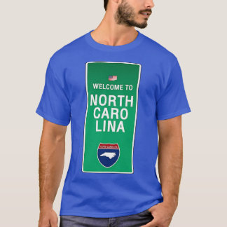 Welkom bij North Carolina T-shirt