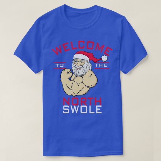 Welkom bij North Swobole Santa Claus Kerstmis Body T-shirt (Design voorkant)