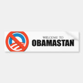 Welkom bij Obamastan Bumpersticker (Voorkant)