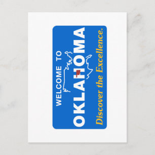 Welkom bij Oklahoma - Verenigde Staten Briefkaart