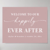 Welkom bij ons, altijd na het tekenen poster (Voorkant)