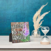 Welkom bij ons boerderij fotoplaat (Insitu)