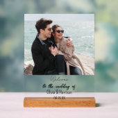 Welkom bij ons bruiloft decor Lijst (Neutraal)