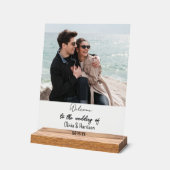 Welkom bij ons bruiloft decor Lijst (Hoek)