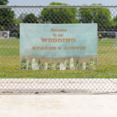 Welkom bij ons bruiloft spandoek (Insitu)