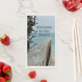 Welkom bij ons dagelijks leven is hier beter servet (Insitu)