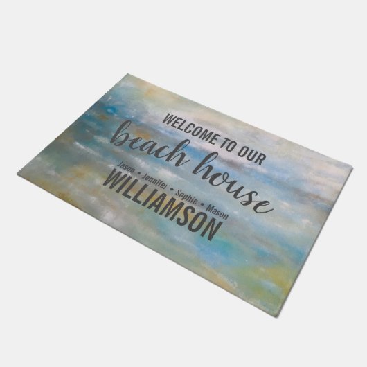 Welkom bij ons  deurmat (Schuin)