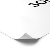 Welkom bij ons gelukkig ooit na Gold Sign Poster (Hoek)