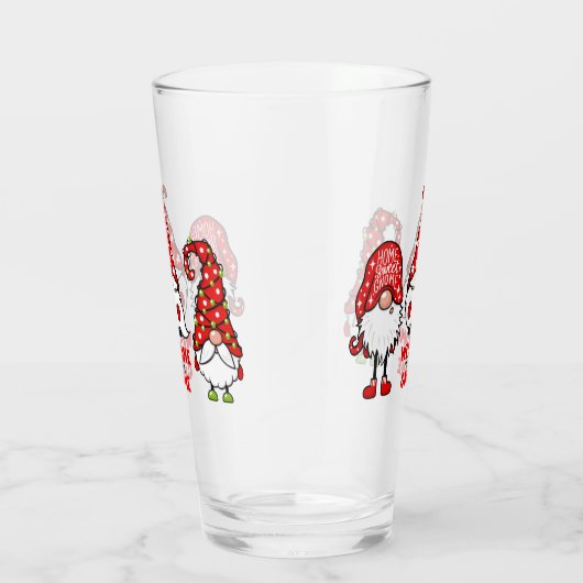Welkom bij ons Gnome-kerstglas Glas (Rechts)