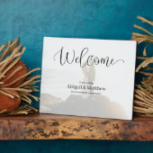 Welkom bij ons gratis telefoonnummer voor bruiloft fotoplaat (Zijkant)