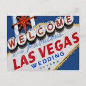 Welkom bij ons handige Las Vegas WEDDING Briefkaar Aankondigingskaart (Voorkant)