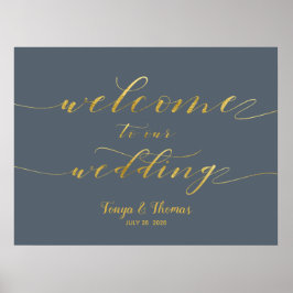 Welkom bij ons huwelijksgoudwasprogramma poster