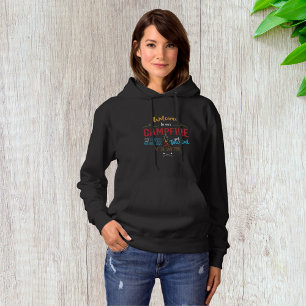 Welkom bij ons kampvuur hoodie