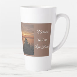Welkom bij Ons Meerhuis, Calm Lake House Gift Latte Mok