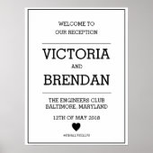 Welkom bij ons opvangbord poster (Voorkant)