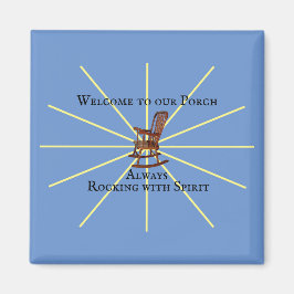 Welkom bij ons plekje dat altijd draait met geest  magneet