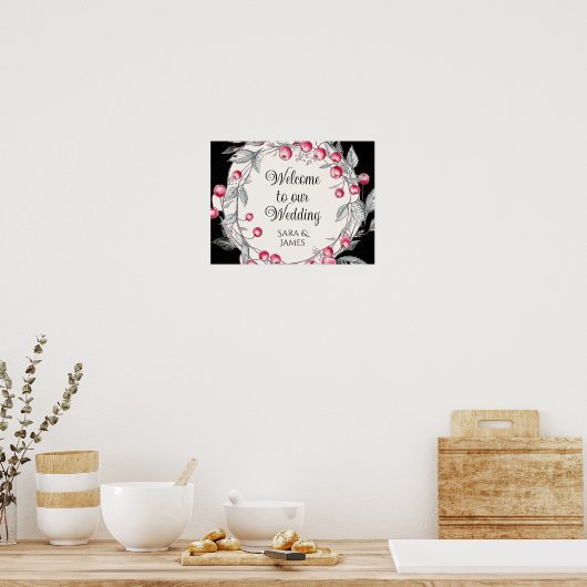 Welkom bij ons poster (Keuken)